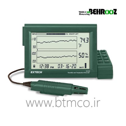 EXTECH-RH520B-Humidity Temperature-Chart-Recorder-with-Detachable-Probe